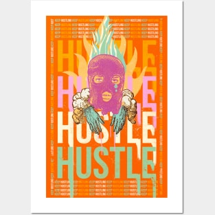 KEEP HUSTLING Posters and Art